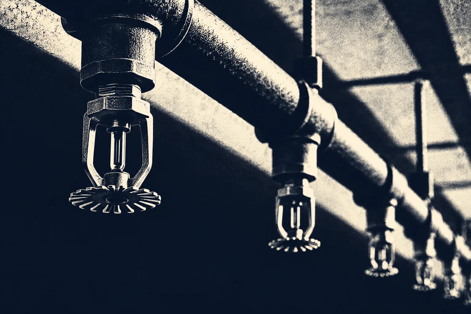 Abstract duotone image representing the Fire Inspector II course.